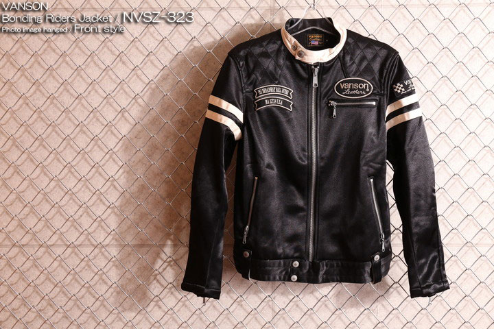 楽天市場】当店別注 VANSON ボンディング ライダース ジャケット