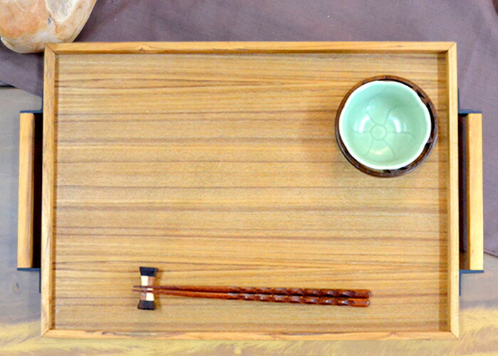 楽天市場】ウッドトレイ Stack《40cm × 28.5cm》 チークウッド