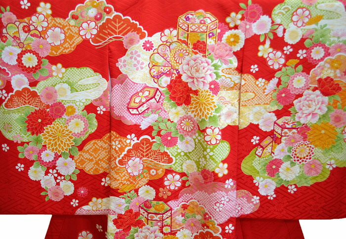 楽天市場】お宮参り 女の子 着物 女児 正絹 初着 産着 お祝い着 貝桶