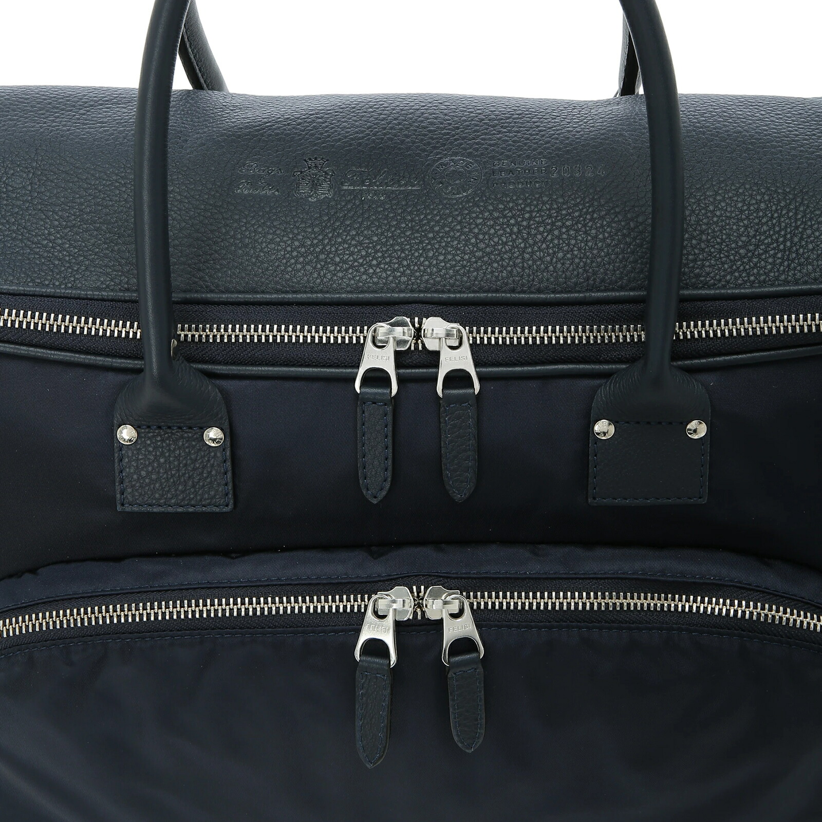 楽天市場】フェリージ felisi FELISI ナイロン×レザー ボストンバッグ