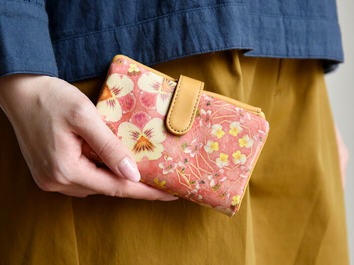楽天市場】【 HIRAMEKI. 公式 】 折り財布 かわいい 本革｜ビオラ
