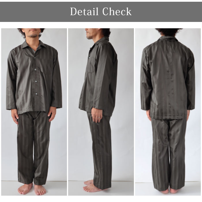 楽天市場】パジャマ メンズ サテンストライプ 綿100 綿 高級 ホテル