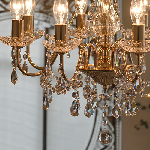 楽天市場】シャンデリア【マリーゴールド】アスフォークリスタル使用