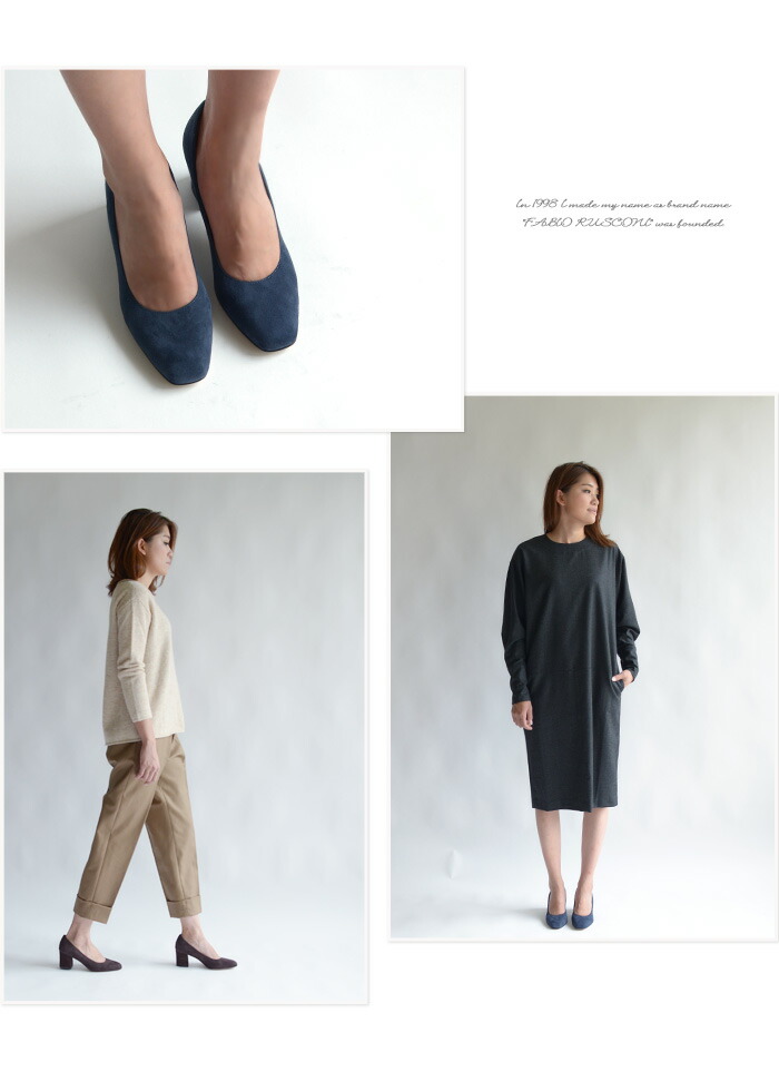 楽天市場】FABIO RUSCONI ファビオルスコーニスクエアトゥスエード