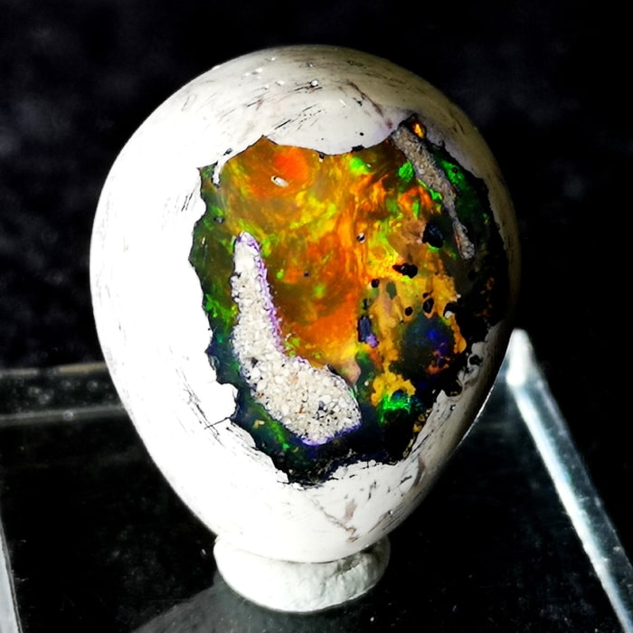 楽天市場】最新入荷!!とても希少な再構築カンテラオパール ルース 15ct