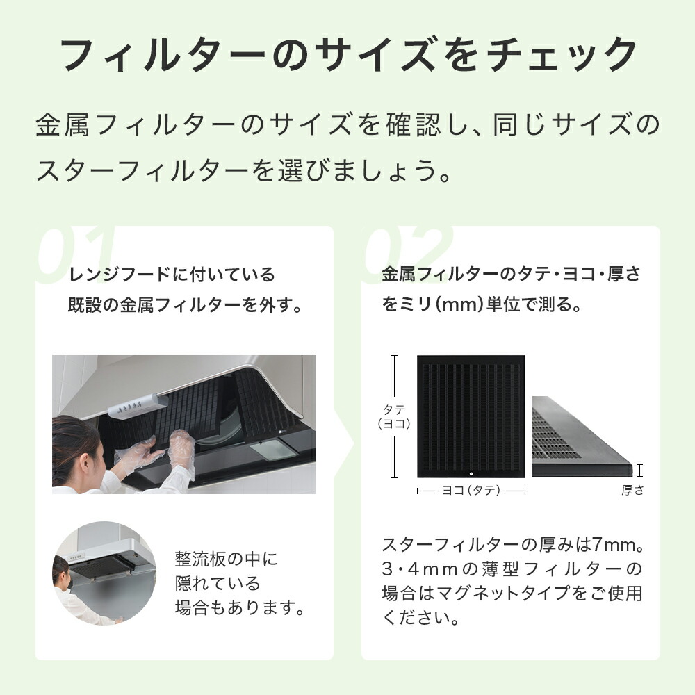 楽天市場】【楽天総合1位】 スターフィルター 換気扇フィルター レンジ