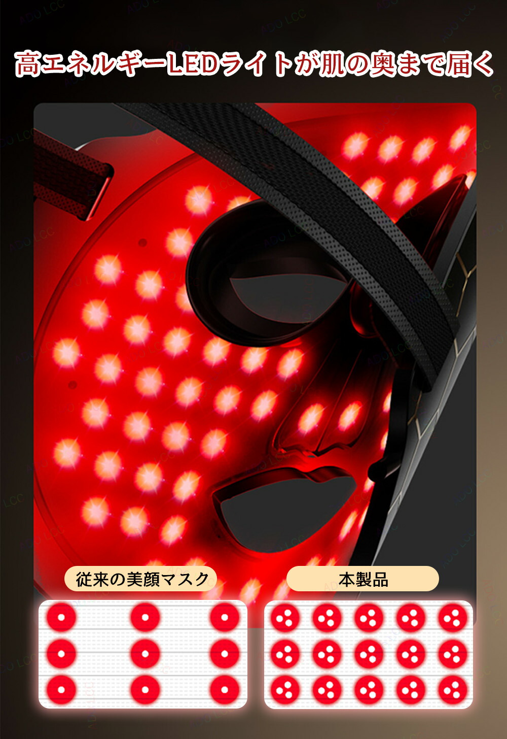 halio 美顔器 LEDライト ホワイト halio 美顔器 LEDライト ホワイト