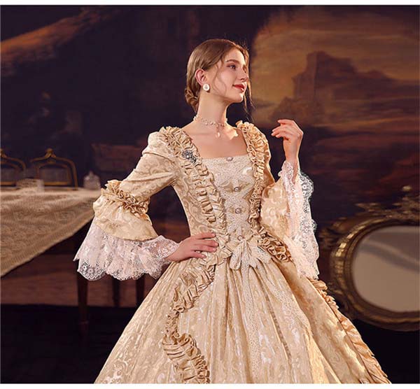 楽天市場】華麗な 宮廷ドレス ドレス レディース ロングドレス ロココ