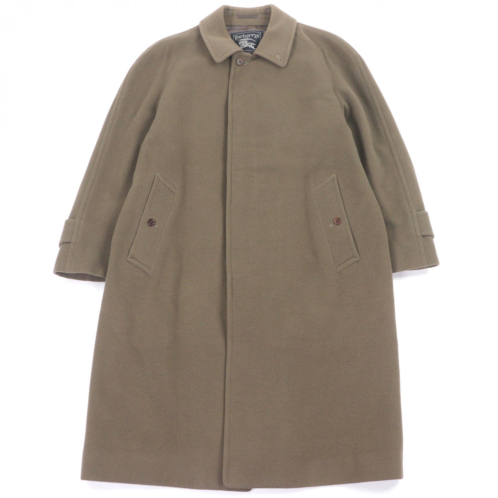 楽天市場】バーバリー ステンカラーコート カーキの通販