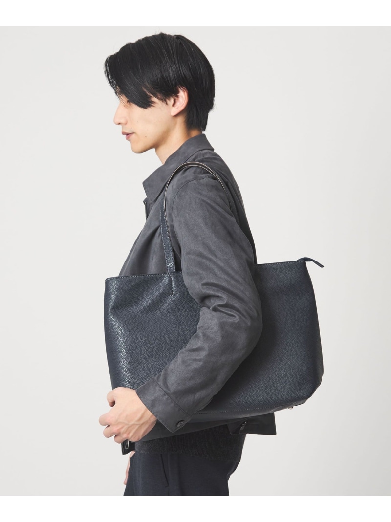 楽天市場】シボ レザーライク ジップ トート バッグ UNITED ARROWS
