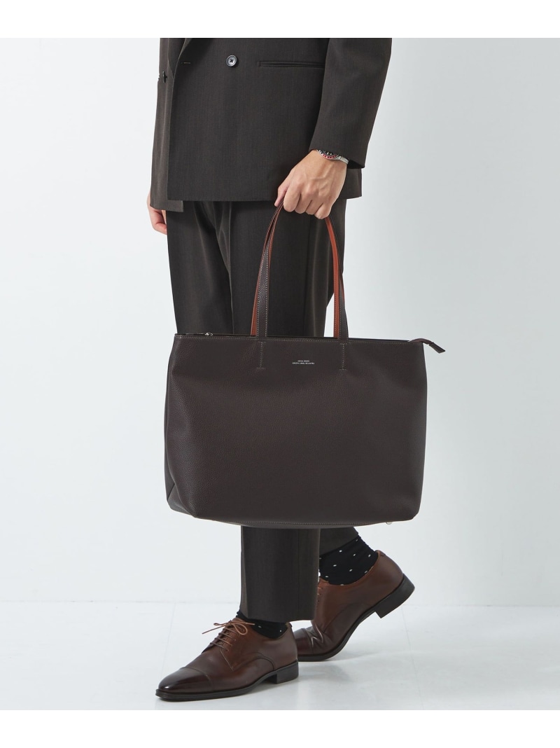 楽天市場】シボ レザーライク ジップ トート バッグ UNITED ARROWS