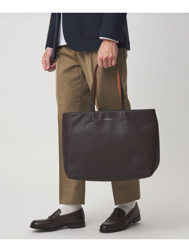 楽天市場】シボ レザーライク ジップ トート バッグ UNITED ARROWS