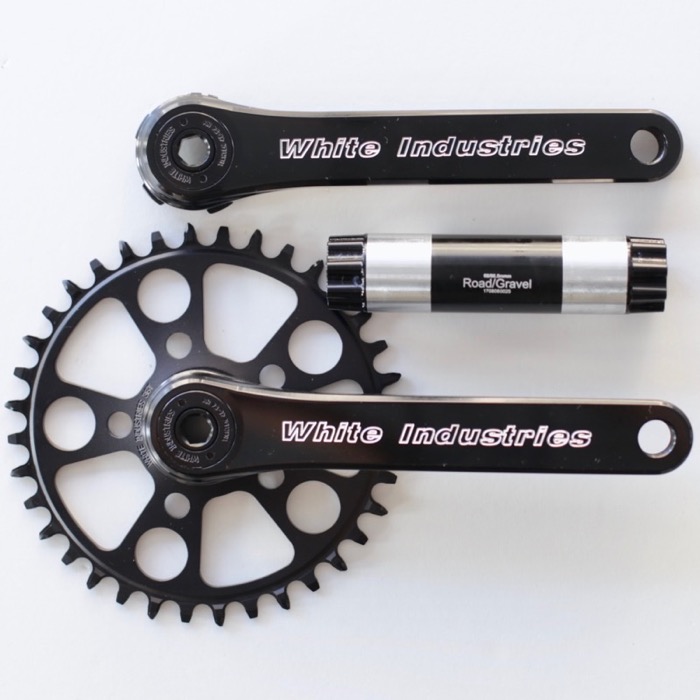 楽天市場】WHITE INDUSTRIES クランク R30[ブラック](キャップBRONZE