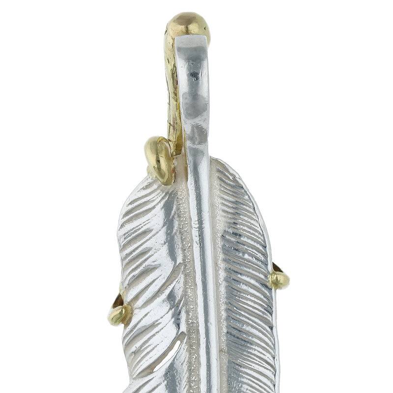 楽天市場】ゴローズ goro's サイズ:特大 金爪メタル付き特大フェザー