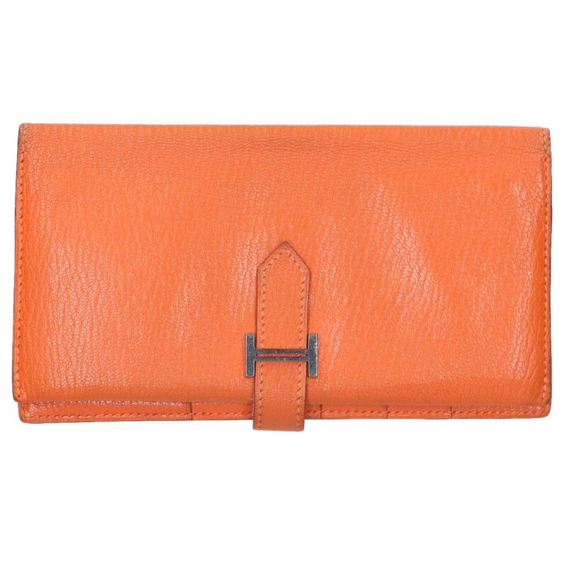 楽天市場】エルメス 財布 ベアン オレンジの通販