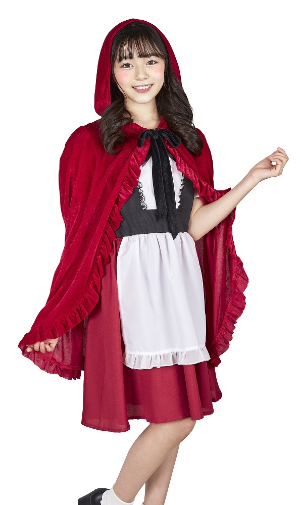 楽天市場】COSCHU! レッドケープガール 150 [赤ずきん コスプレ 童話