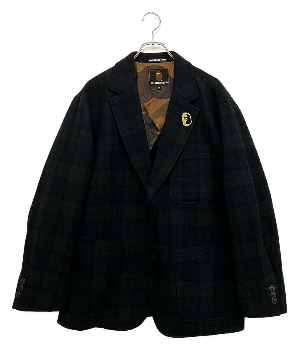 楽天市場】A BATHING APE（柄チェック）（コート・ジャケット｜メンズ