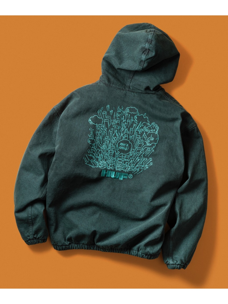 楽天市場】WHAT A JUNGLE DENIM WORK / HUF ハフ ワークジャケット
