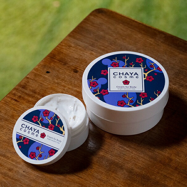 楽天市場】「CHAYA cosme クリームフォーボディ 紅い梅の香り200g