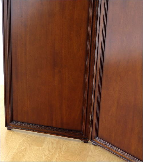 楽天市場】パーテーション スクリーン 衝立 アンティーク マホガニー材