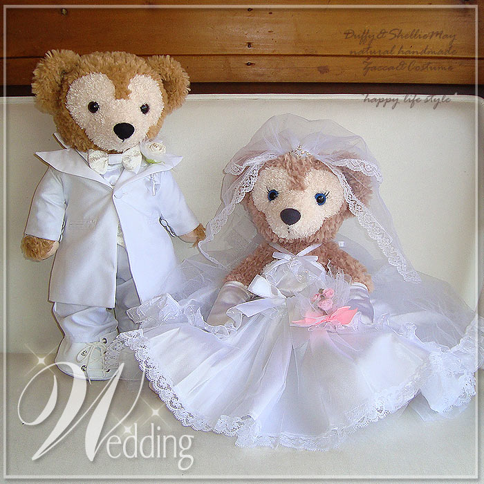 楽天市場】ダッフィー シェリーメイ ウエディング ペア Sサイズ 43cm