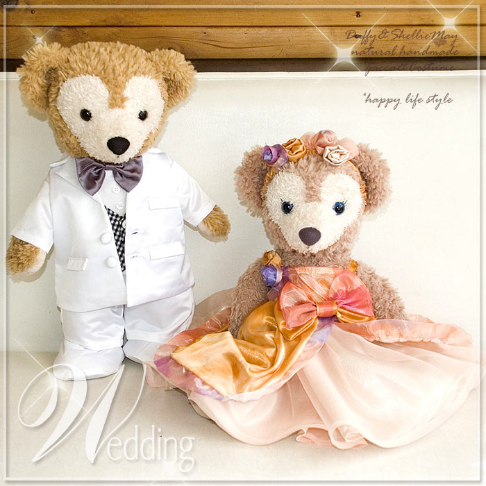楽天市場】ダッフィー シェリーメイ ウエディング ペア Sサイズ 43cm