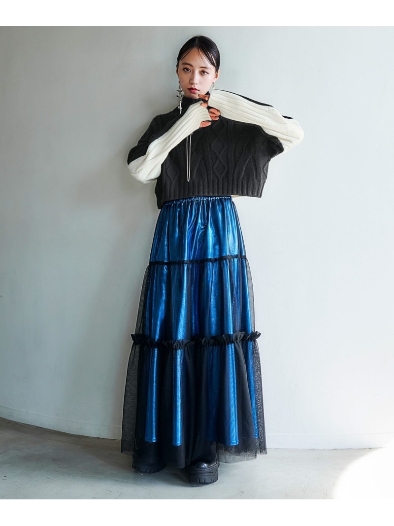 楽天市場】チュールレイヤーギャザースカート HARE ハレ スカート