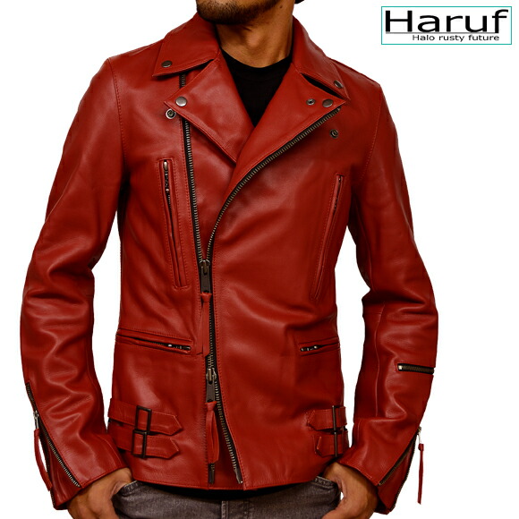 楽天市場】ライダースジャケット ダブルライダースジャケット メンズ