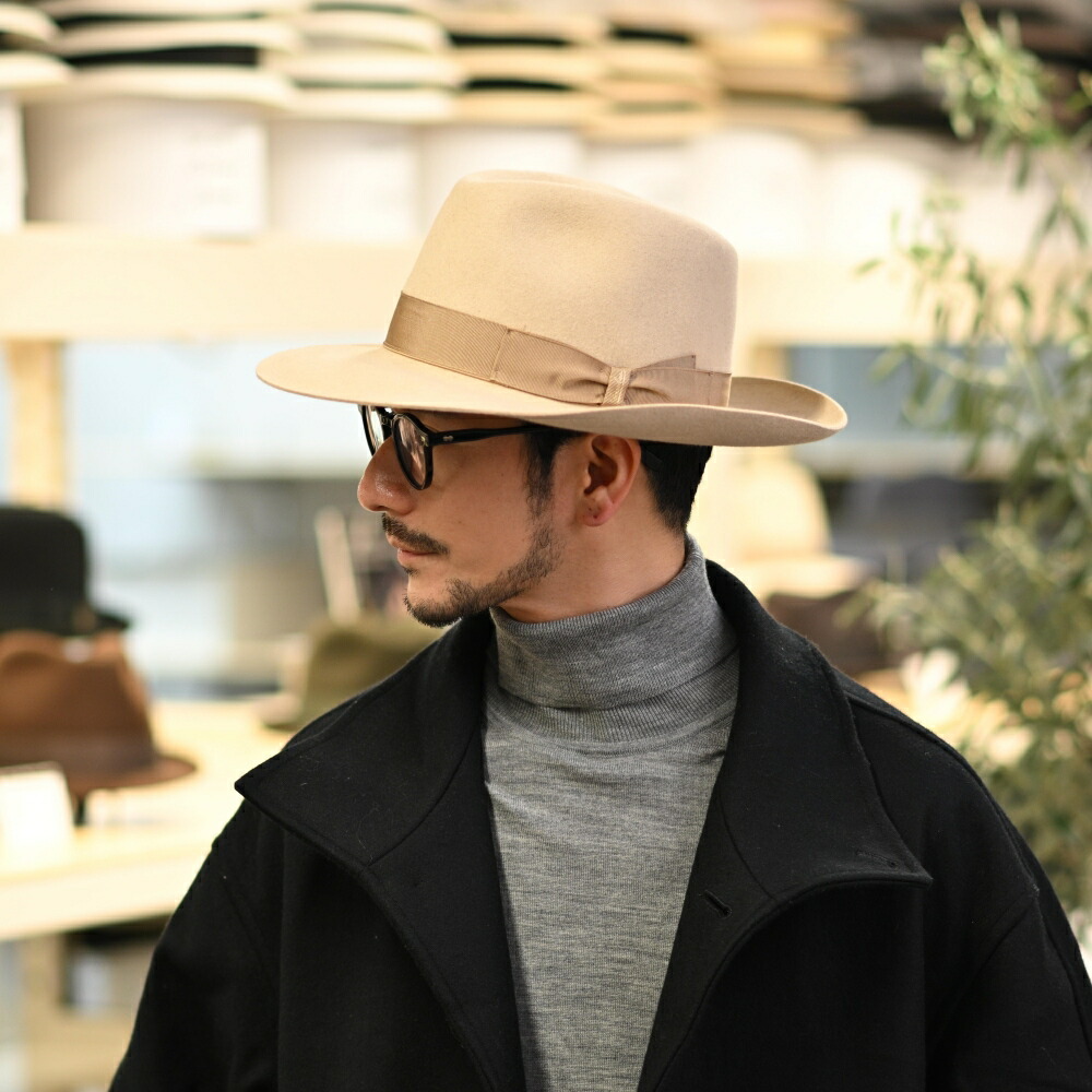楽天市場】Borsalino ボルサリーノ 中折れハット フェルト帽 軽量 秋