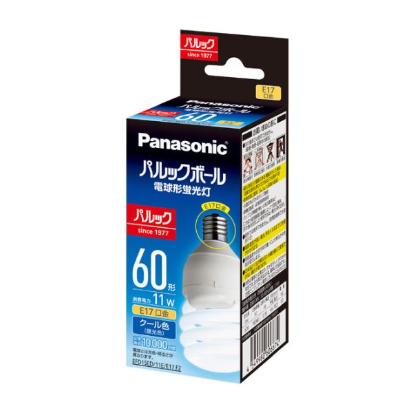 楽天市場】パナソニック パルックボール 60形 e17の通販