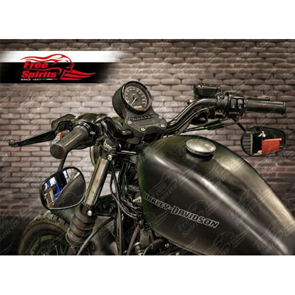 楽天市場】ハーレー用 【Free Spirits】アップサイドダウン・ミラー