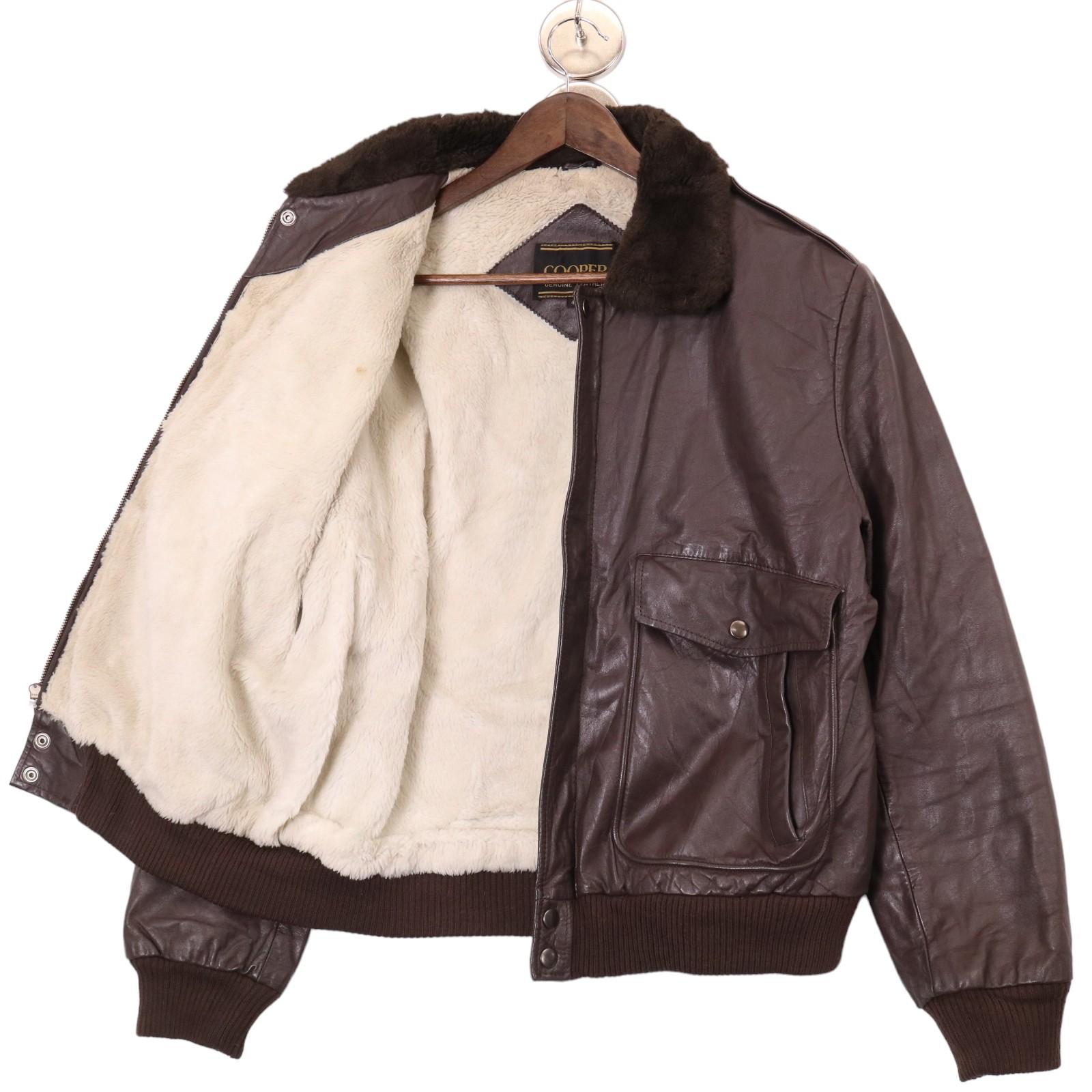 楽天市場】80年代 USA製 Cooper クーパー G1 フライト レザー