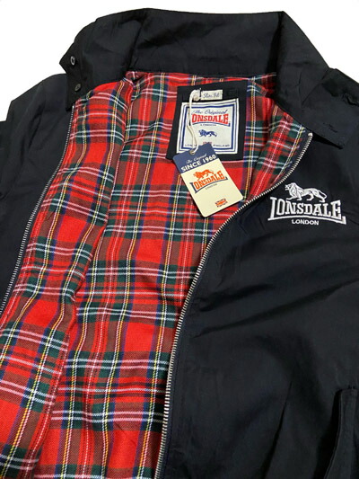 楽天市場】LONSDALE ロンズデール / ハリントンジャケット Black -送料