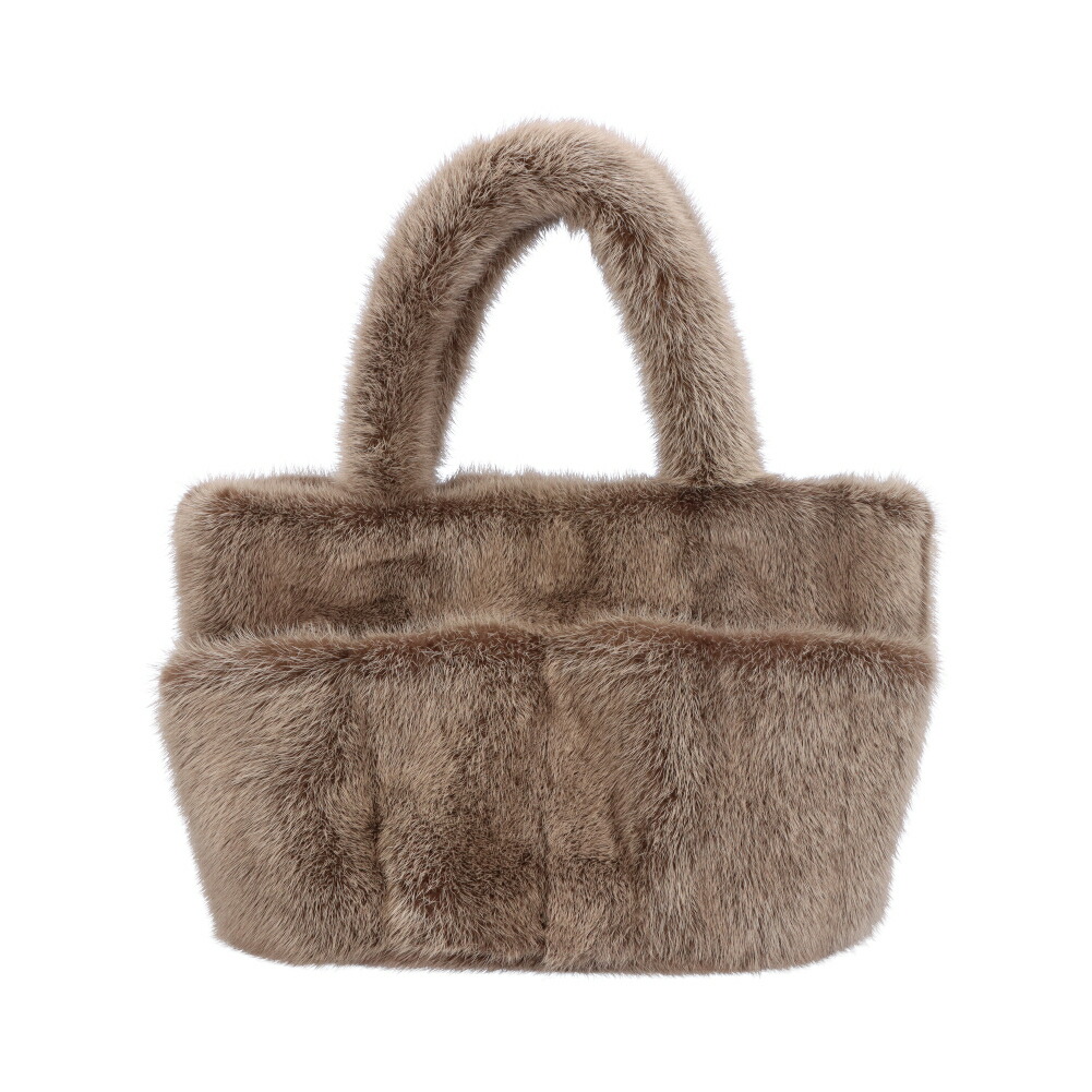 楽天市場】バッグ ファー リアルファー 日本製 ミンク トートバッグ