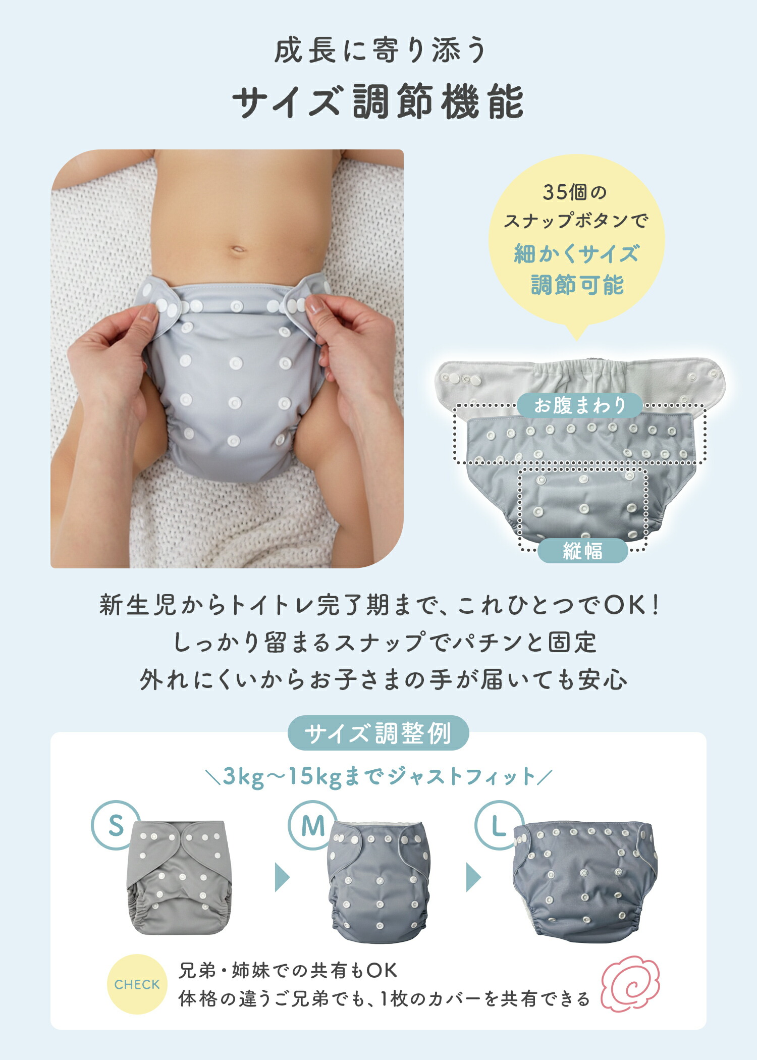 楽天市場】1位受賞【期間限定300円OFFクーポンあり】 おむつカバー 布