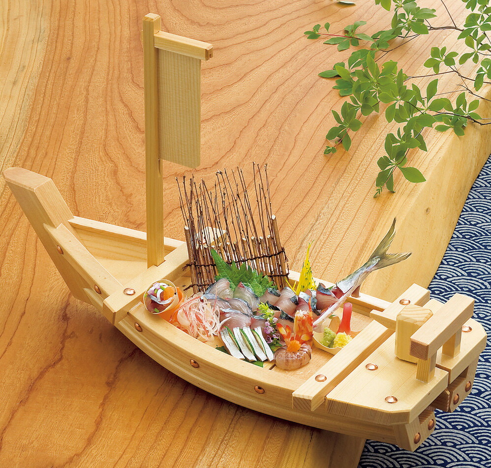 楽天市場】舟盛り 料理舟 川舟 船 舟盛り器 サイズ9通り 日本製 天然