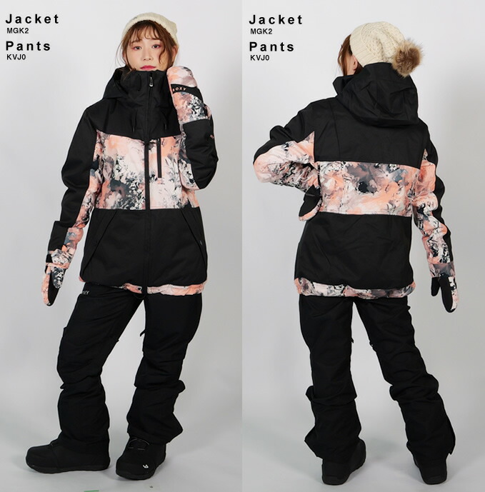 楽天市場】ロキシー ROXY スノーボードウェア 上下セット レディース