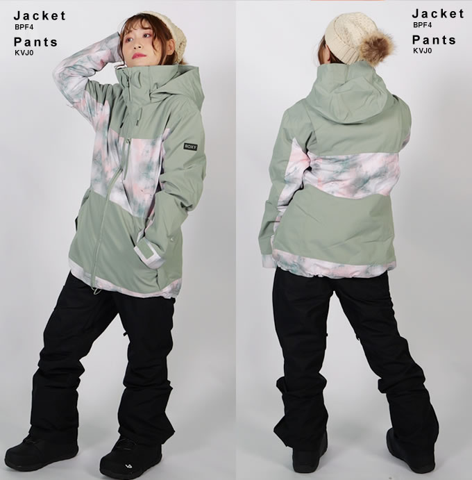 楽天市場】ロキシー ROXY スノーボードウェア 上下セット レディース