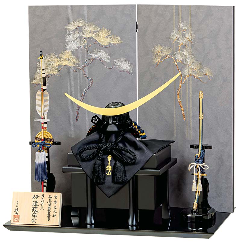 楽天市場】五月人形 豊久 伊達政宗公 兜平飾り 兜飾り 鈴甲子雄山作