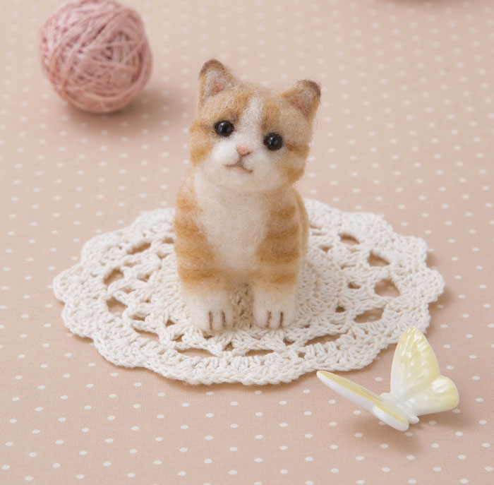 楽天市場】アクレーヌで作る茶トラの子猫ちゃん 手作りキット フェルト
