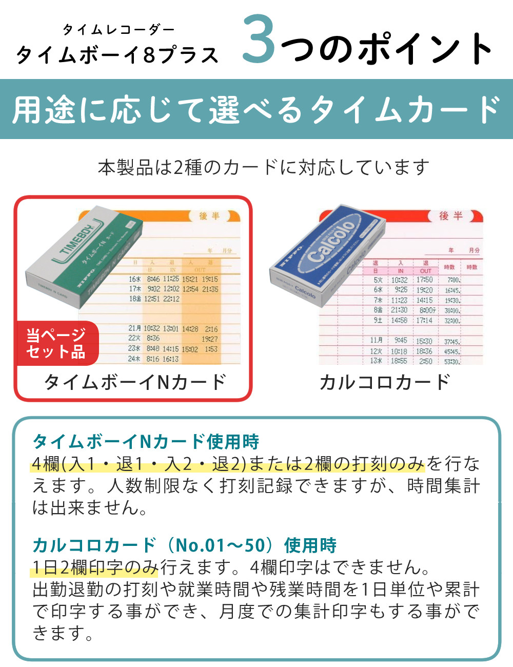 楽天市場】【タイムカード付き】ニッポー タイムレコーダー タイム