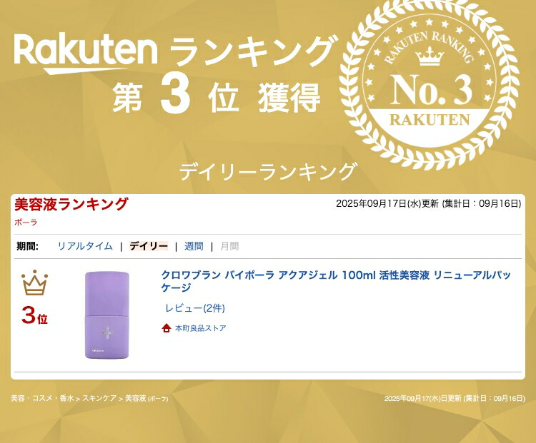 楽天市場】クロワブラン バイポーラ アクアジェル 100ml 活性美容液