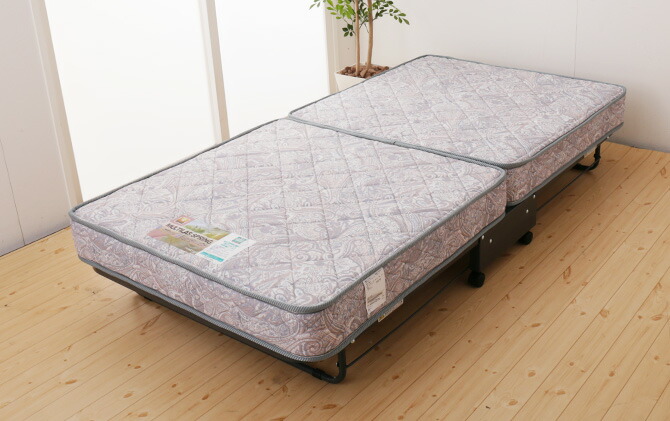 楽天市場】フランスベッド 折りたたみベッド キャスター付 シングル