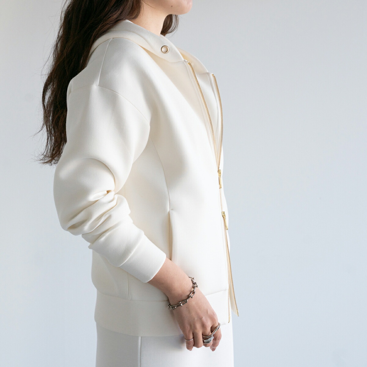 楽天市場】フーディー レディース ジップアップ 洗える ダンボール