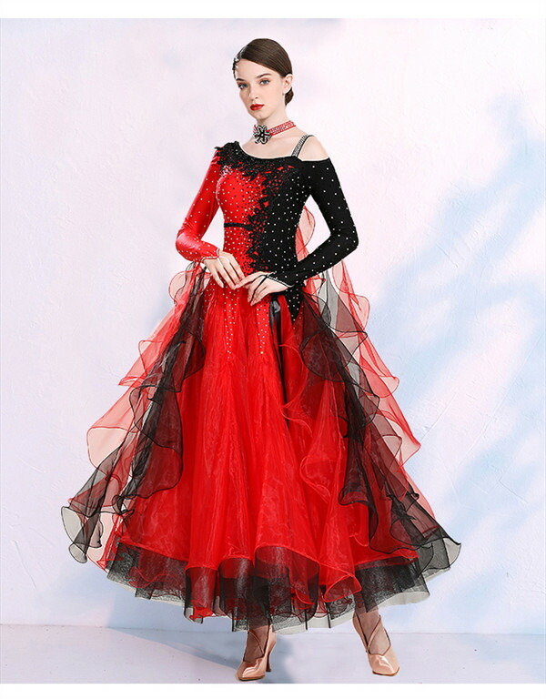 楽天市場】社交ダンス ドレス 社交ダンス衣装 初心者 練習着 競技着