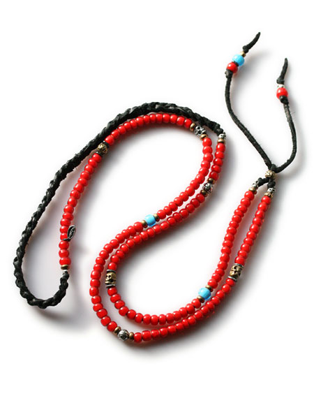 楽天市場】M.Cohen エムコーエン 【 アンティークビーズ&レザー