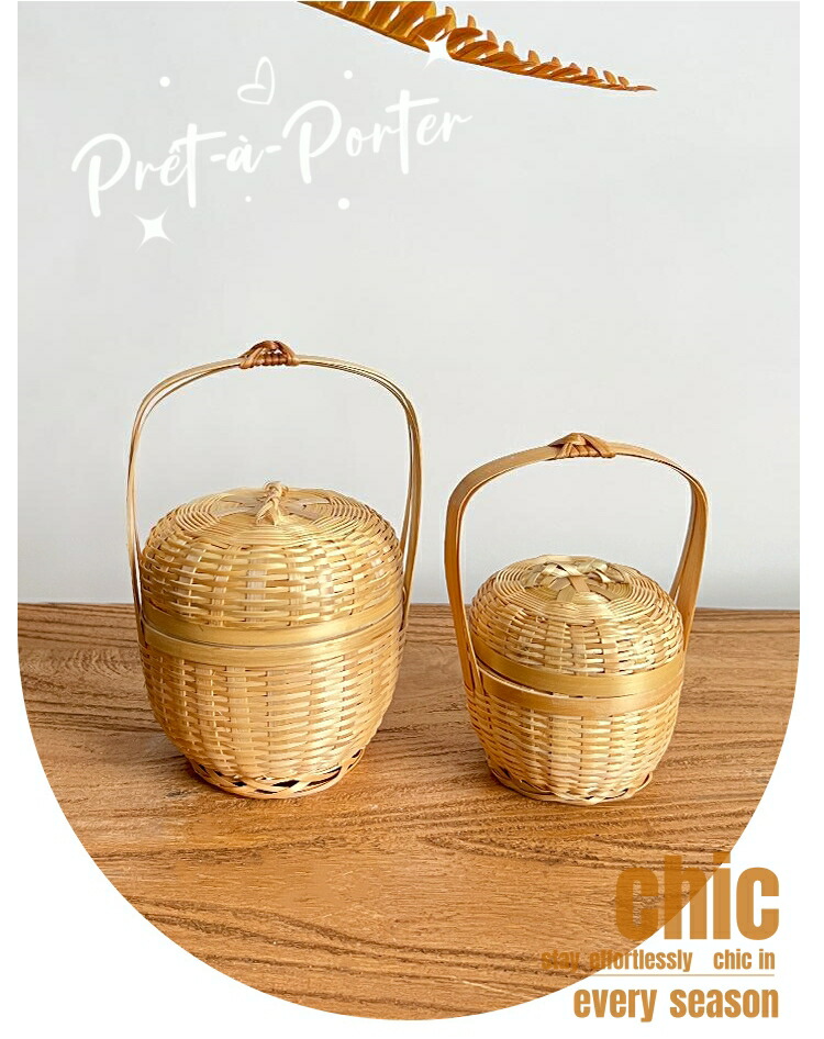 楽天市場】昔懐かしの 籠 かご 竹 手提げ 篭 白竹 小さい ミニ 持ち