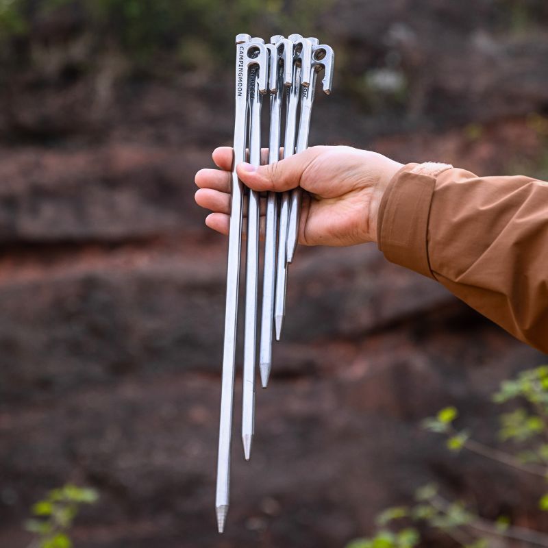 楽天市場】【公式】キャンピングムーン 鍛造ペグ セット ペグ 20cm