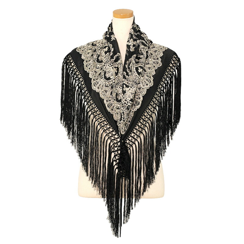 楽天市場】FL-2501 刺繍シージョ/ブラック「1点のみメール便可」群舞