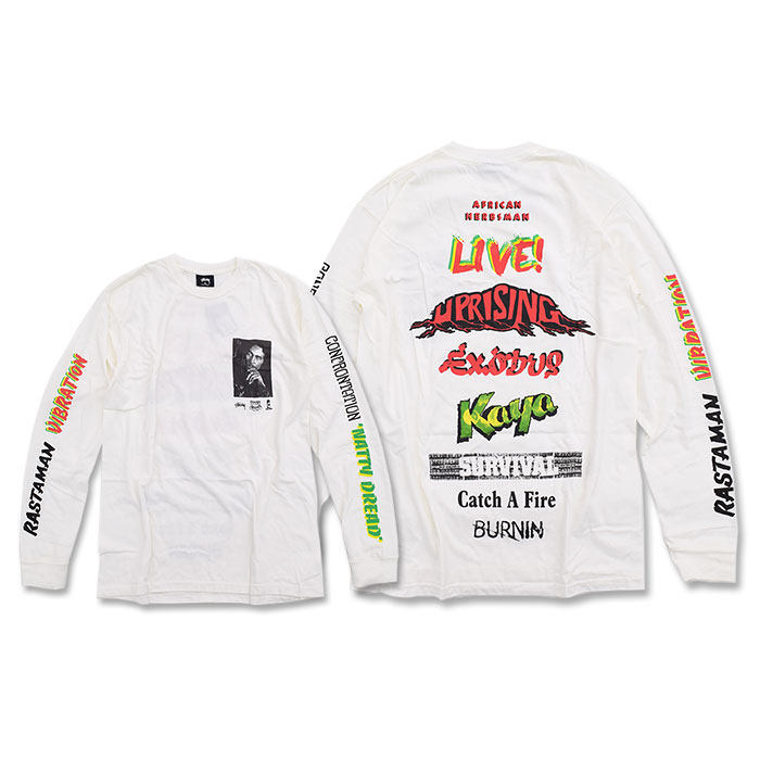 楽天市場】ステューシー STUSSY Tシャツ 長袖 メンズ Bob Marley